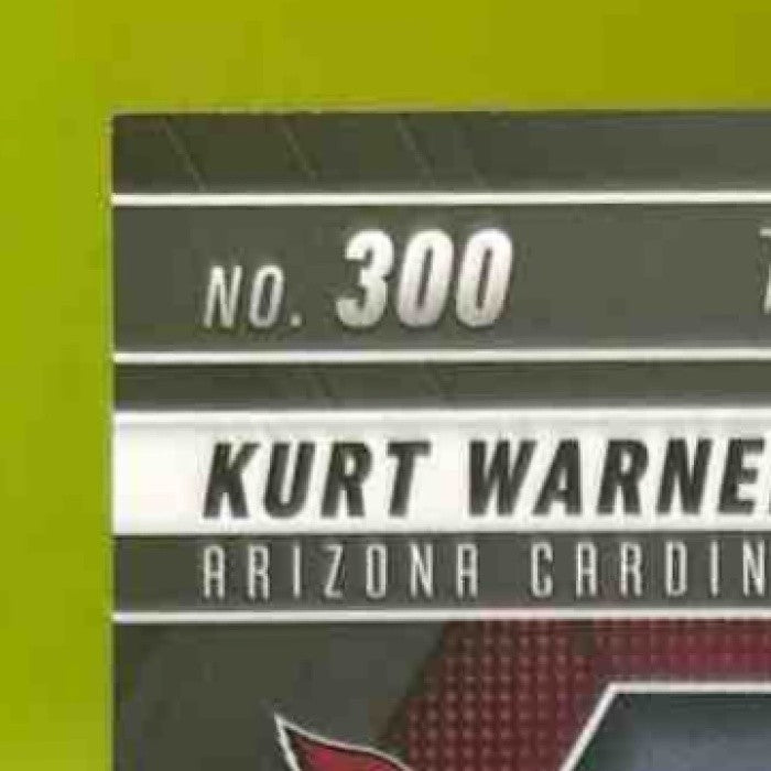 2025 Panini Mosaic Kurt Warner Hall of Fame Red & Yellow Prizm /89 Cardinals