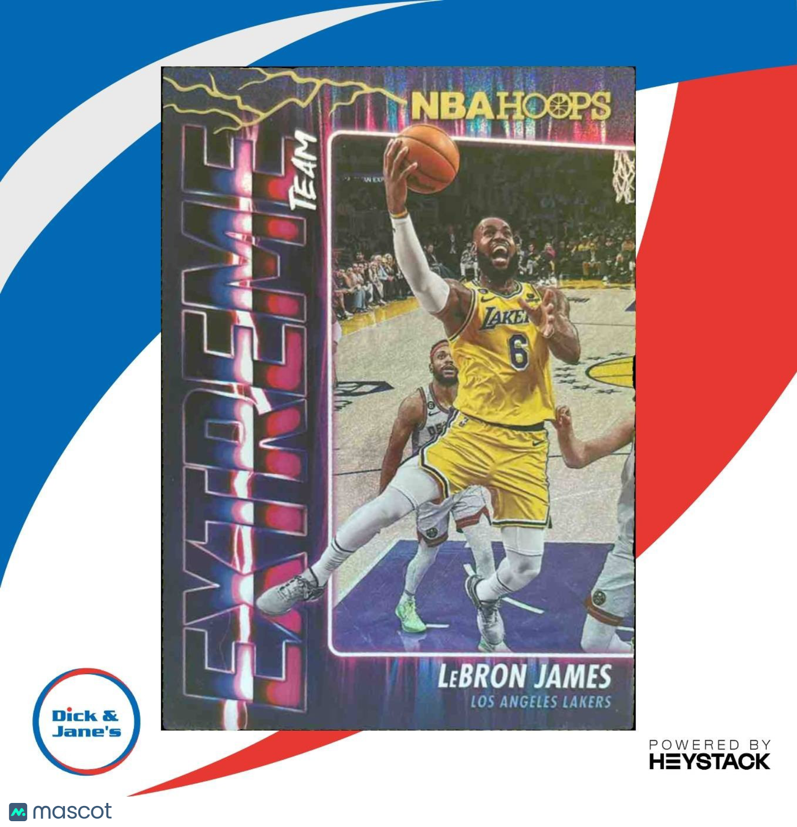 2023-24 Panini Hoops LeBron James Extreme Team #10 Los Angeles Lakers