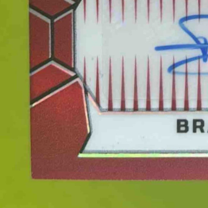 2024 Panini Obsidian Braelon Allen Rookie Jumbo Jersey Auto Red /75 RC Jets
