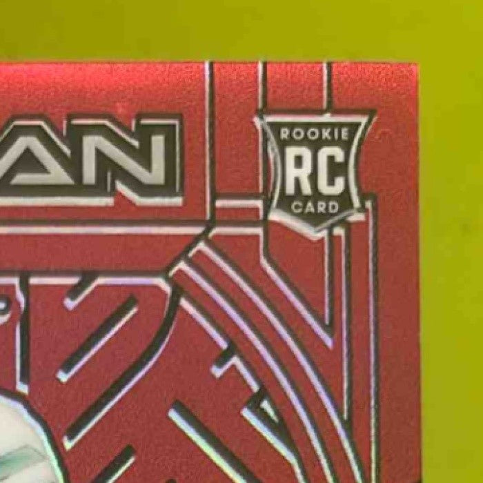 2024 Panini Obsidian Braelon Allen Rookie Jumbo Jersey Auto Red /75 RC Jets