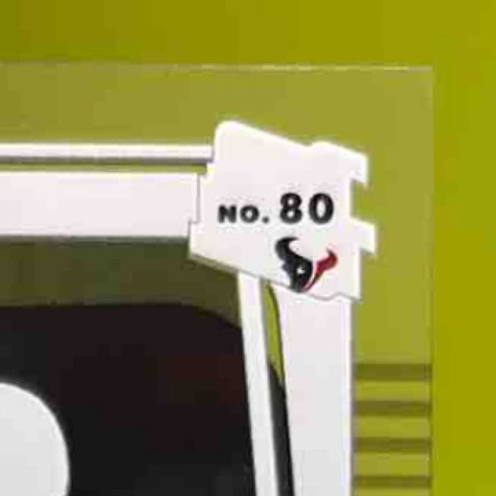 2021 Clearly Donruss Nico Collins Rated Rookie Auto Red /49 RC Houston Texans