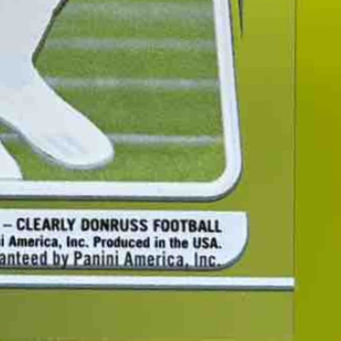 2021 Clearly Donruss Nico Collins Rated Rookie Auto Red /49 RC Houston Texans