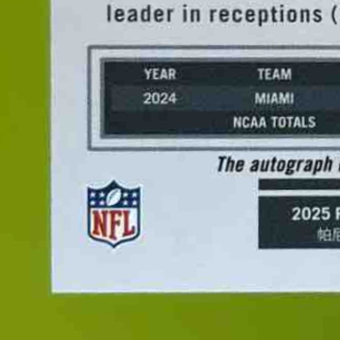 2025 Panini Luminance Xavier Restrepo Auto /700 #125 RC Tennessee Titans