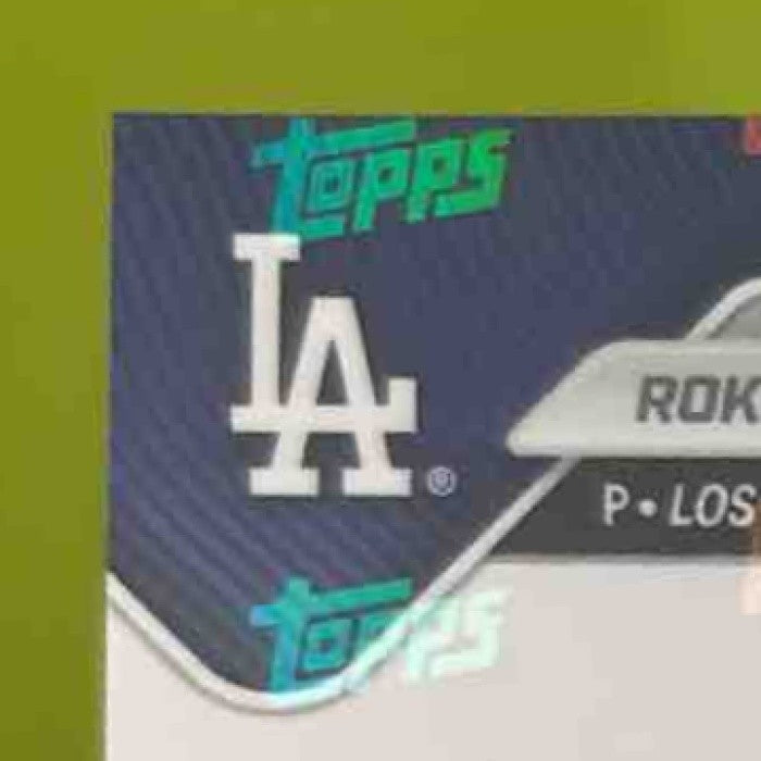 2025 Topps Now Roki Sasaki #3 RC Los Angeles Dodgers