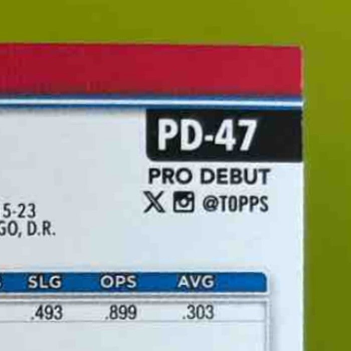 2025 Topps Pro Debut Joendry Vargas Blue Foil 117/150 #PD-47 ACL Dodgers