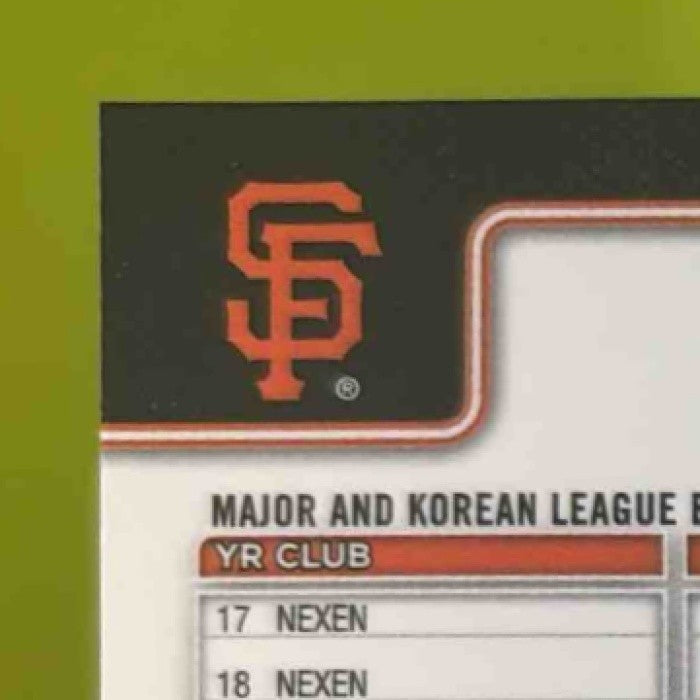 2025 Topps Holiday Jung Hoo Lee Chrome Purple /299 #HC128 San Francisco Giants