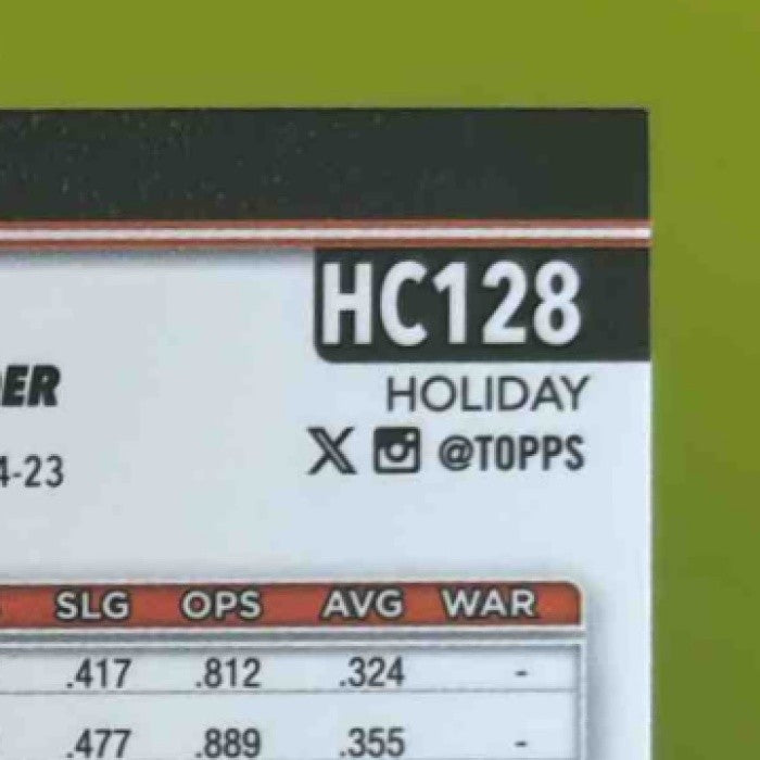 2025 Topps Holiday Jung Hoo Lee Chrome Purple /299 #HC128 San Francisco Giants