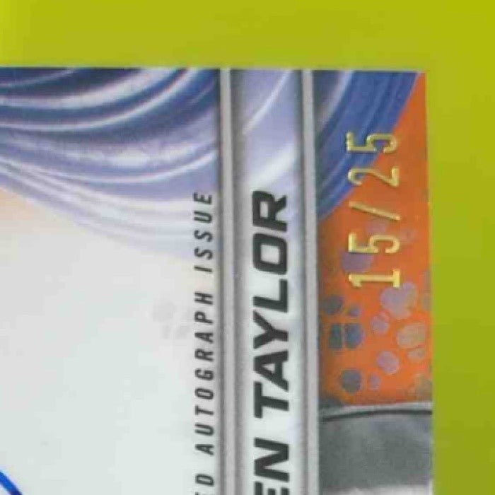 2024 Bowman's Best Brayden Taylor Best of 2024 Auto Orange /25 Tampa Bay Rays