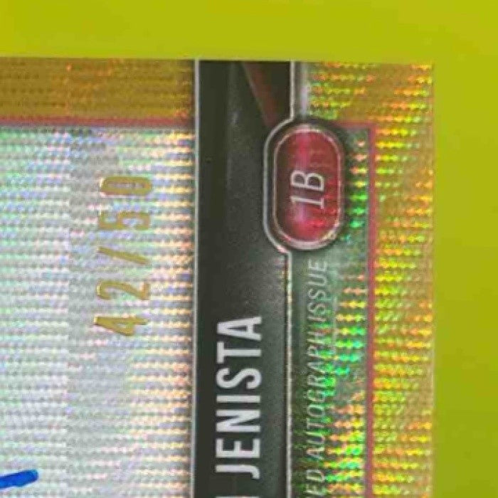 2018 Bowman Draft Greyson Jenista Chrome Pick Auto Gold Wave /50 Atlanta Braves