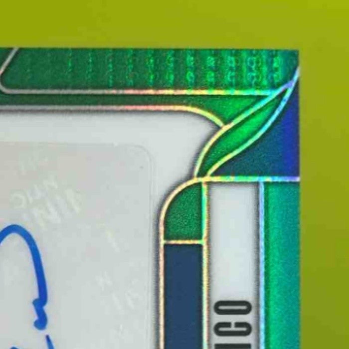 2025 Panini Prizm Michael Carico Sensational Signatures Green Auto Chicago Cubs