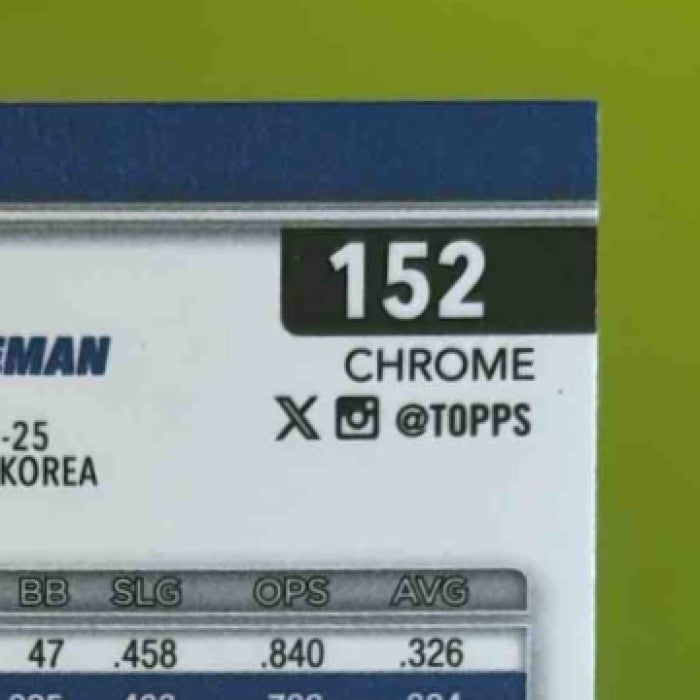 2025 Topps Chrome Hyeseong Kim RayWave Refractor #152 RC Los Angeles Dodgers