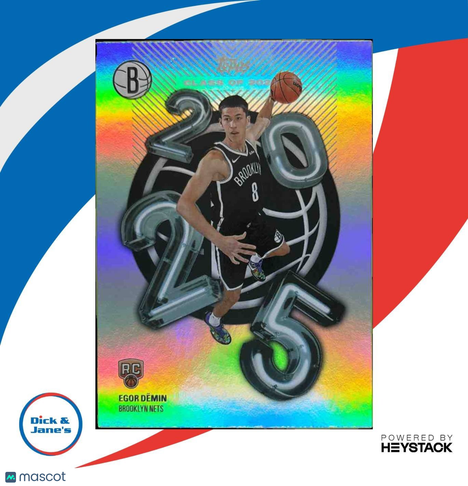 2025-26 Topps Egor Demin Class of 25' #C25-8 RC Brooklyn Nets
