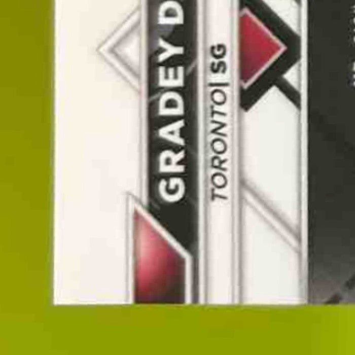 2023-24 Topps Finest Gradey Dick Red Refractor 4/5 #280 RC Rare Toronto Raptors