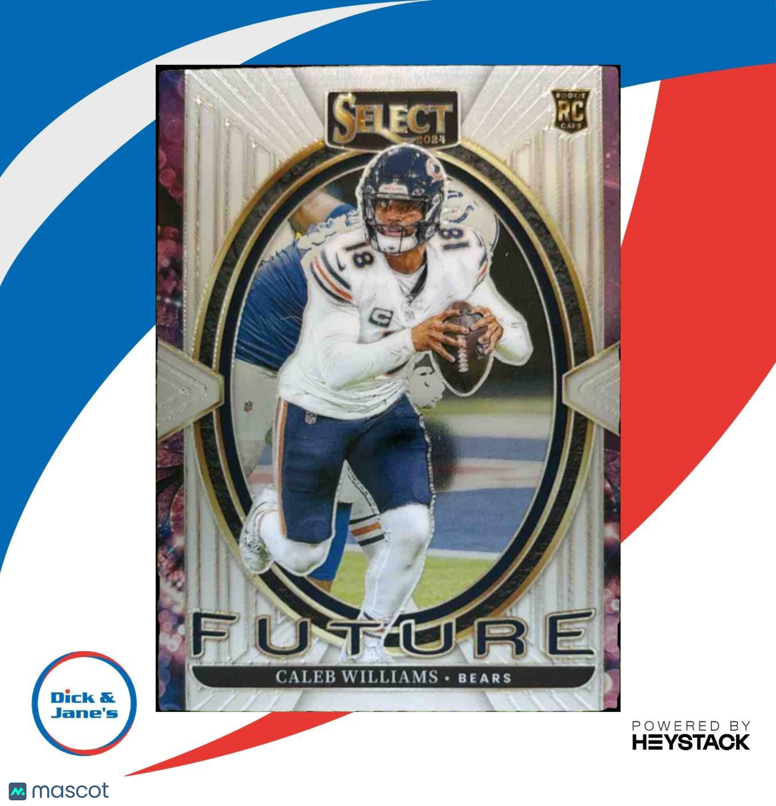 2024 Panini Select Caleb Williams Future #18 RC Chicago Bears