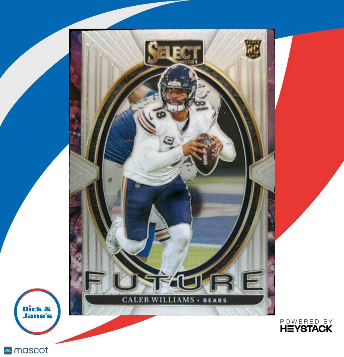 2024 Panini Select Caleb Williams Future #18 RC Chicago Bears