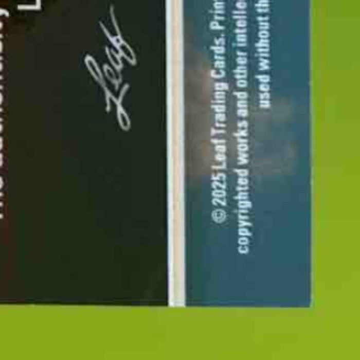 2025 Leaf Baseball Nation Brody Brecht New Dawn Auto Lava Silver 2/15 #NA-BB1