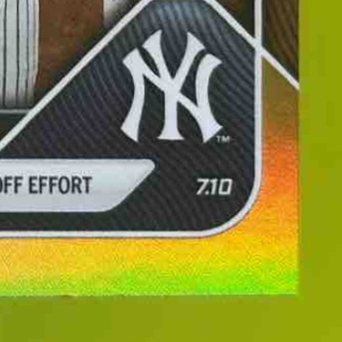 2025 Topps Now Aaron Judge Gold Foil 2/50 #410 New York Yankees