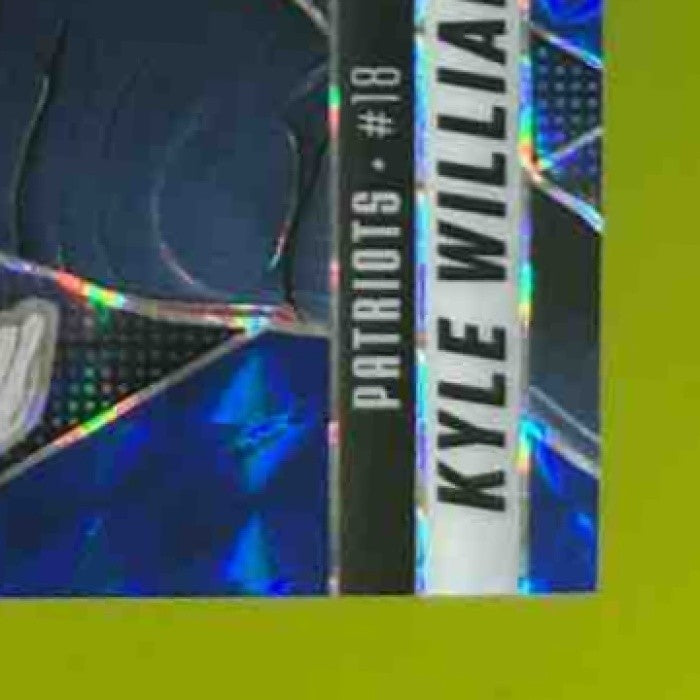 2025 Mosaic Kyle Williams Rookies Blue Prizm /99 #353 RC New England Patriots