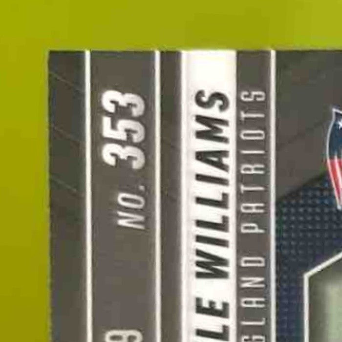 2025 Mosaic Kyle Williams Rookies Blue Prizm /99 #353 RC New England Patriots