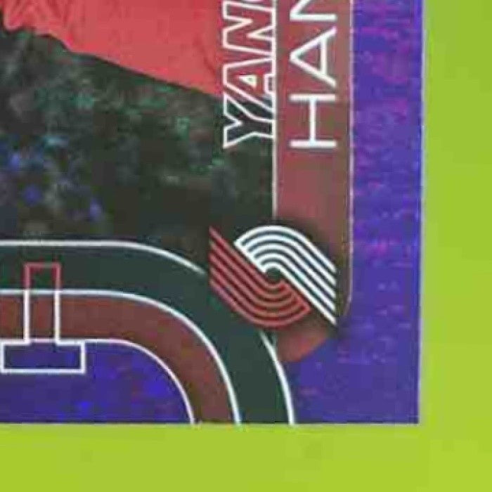 2025-26 Topps Yang Hansen Purple Rainbow 219/250 #216 RC Portland Trail Blazers