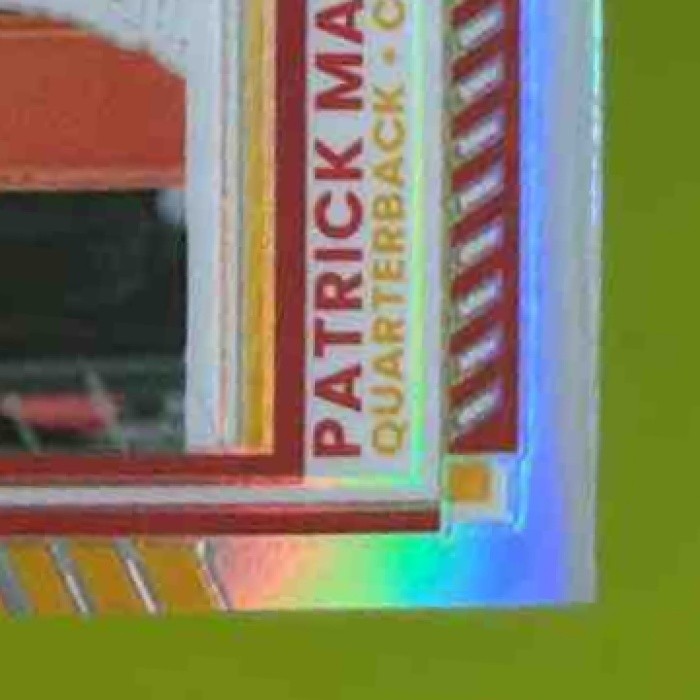 2025 Panini Donruss Optic Patrick Mahomes II Holo Prizm #40 Kansas City Chiefs