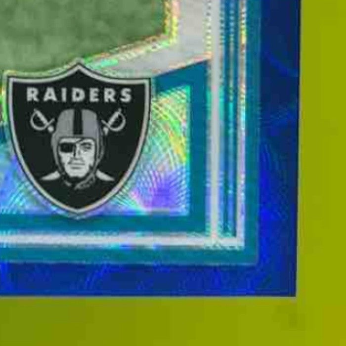 2025 Donruss Optic Ashton Jeanty Purple Shock Prizm #202 Las Vegas Raiders