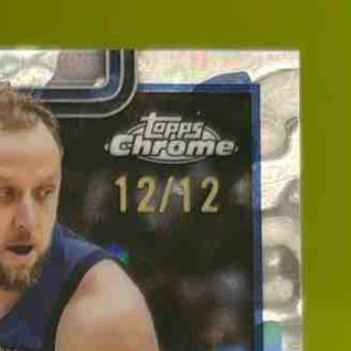 2025-26 Topps Chrome FDI Joe Ingles 1st Day Issue Silver Refractor 12/12 #142