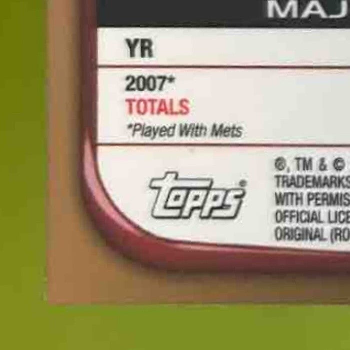 2008 Bowman Chrome Pedro Martinez Gold Refractor 20/50 #186 New York Mets