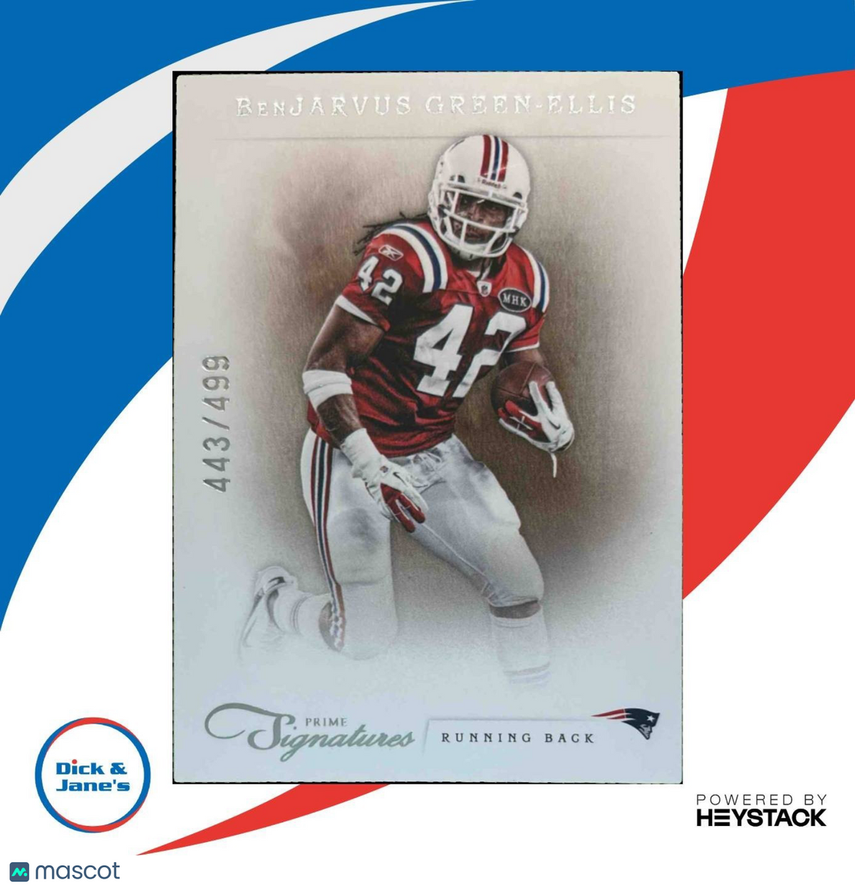 2012 Panini Prime Signatures BenJarvus Green-Ellis /499 #88 Cincinnati Bengals