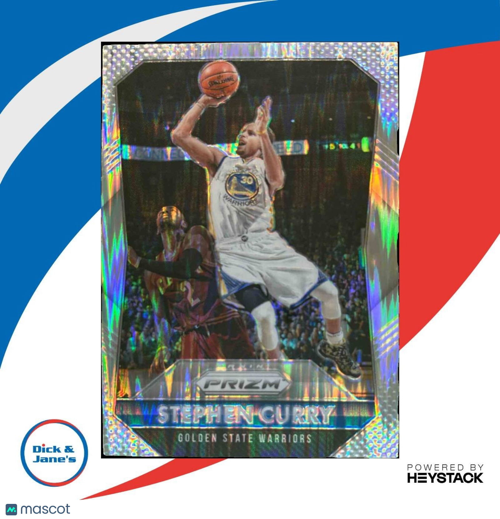 2015-16 Panini Prizm Stephen Curry Flash Prizms #170 Golden State Warriors