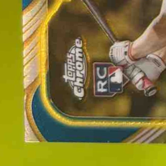 2024 Topps Gilded Collection Nolan Schanuel Chrome Gold Auto Blue-Gold /50 Angel