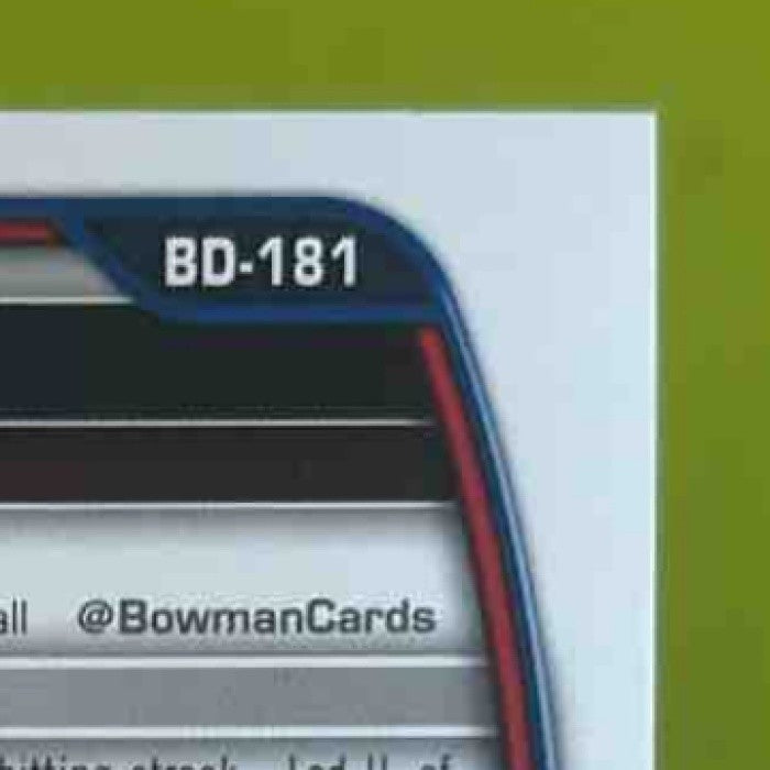 2023 Bowman Draft Dylan Campbell Orange 1/25 #BD-181 1st Prospect Dodgers