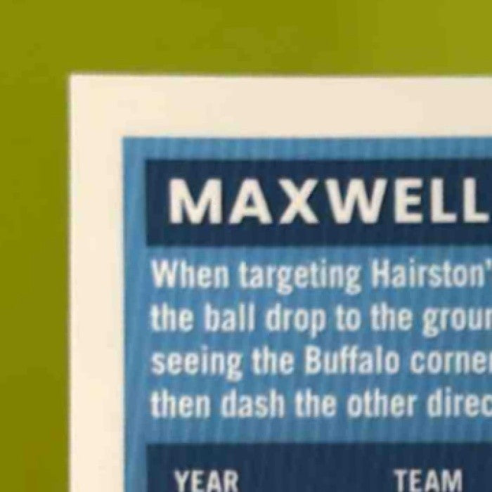 2025 Donruss Optic Maxwell Hairston Rated Rookie Orange /299 #286 Buffalo Bills