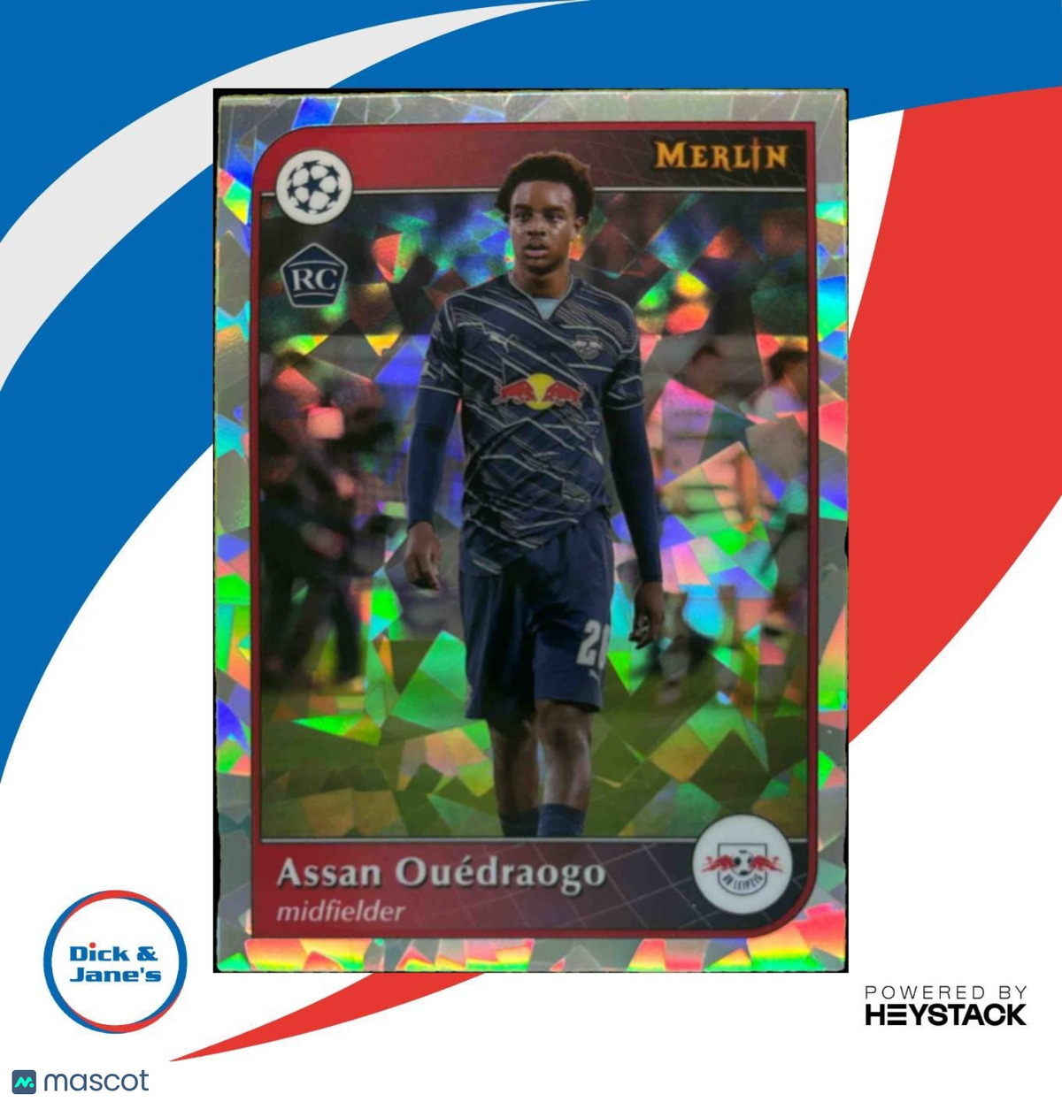 2024-25 Topps Merlin Chrome UEFA Club Competitions Assan Ouedraogo Atomic #70