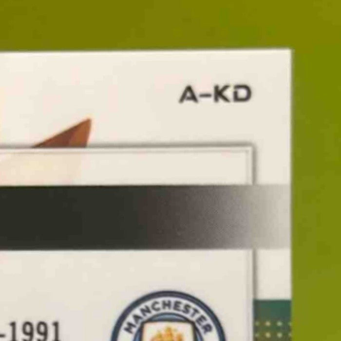 2023-24 Topps Finest Kevin De Bruyne Auto Neon Green 41/99 #A-KD Manchester City