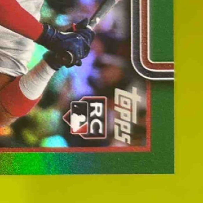2025 Topps Update Marcelo Mayer Real One Auto Green Foil /99 #US105 RC Red Sox