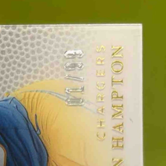 2025 Immaculate Collection Omarion Hampton Premium Patch Auto 1/99 RC Chargers