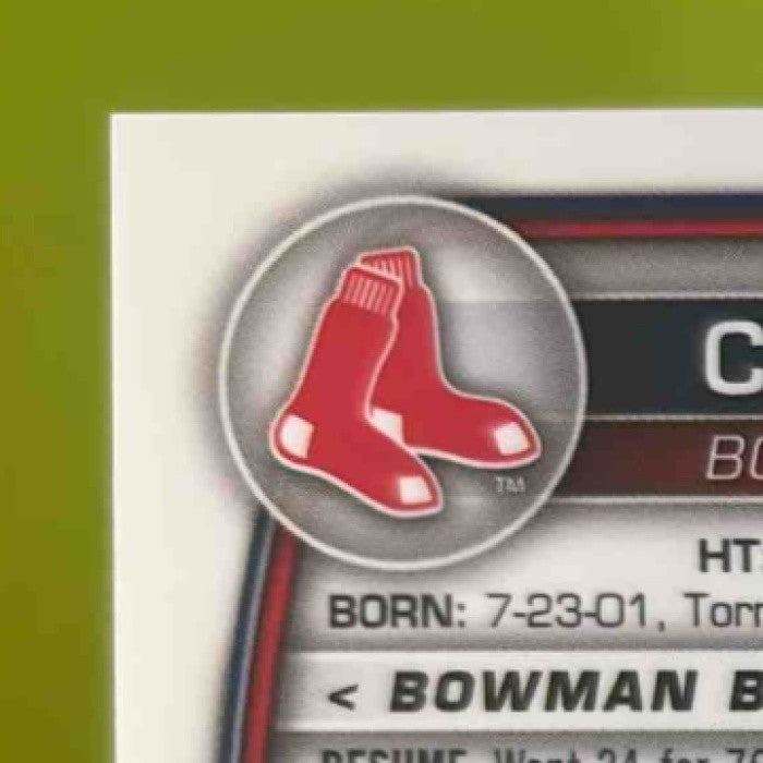 2023 Bowman Chrome Chase Meidroth Mojo Auto #BCMA-CM Boston Red Sox