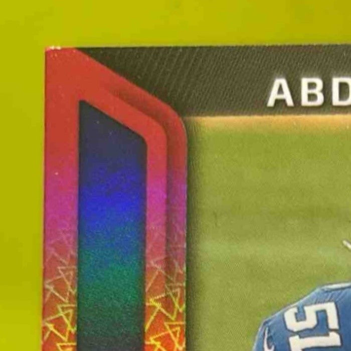 2025 Panini Certified Abdul Carter New Generation Jerseys Mirror Red /99 Giants