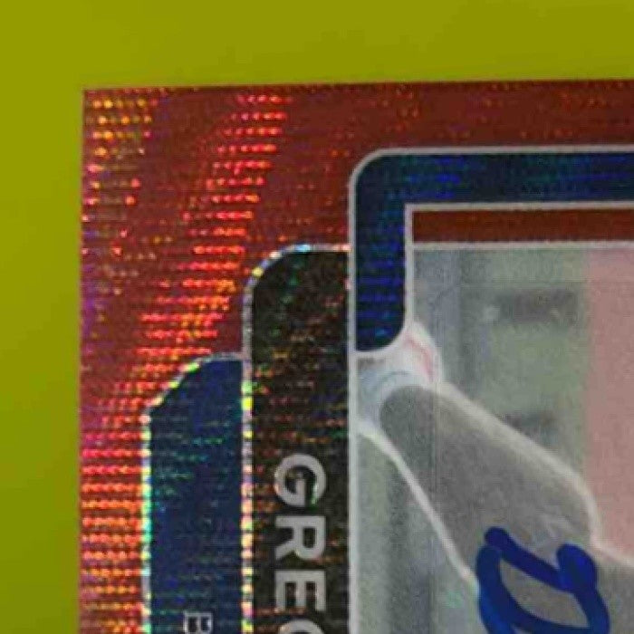 2021 Panini Prizm Greg Rousseau Rookie Auto Red Wave /149 #434 RC Buffalo Bills