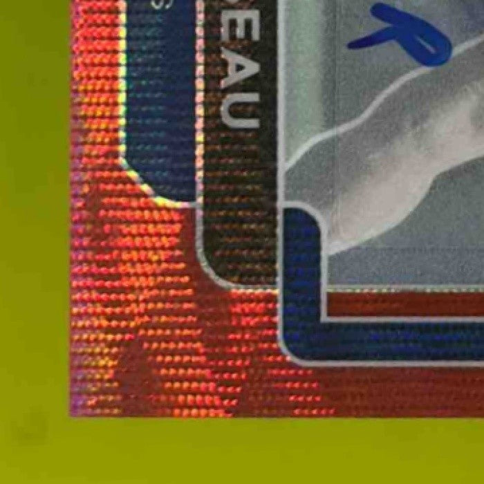 2021 Panini Prizm Greg Rousseau Rookie Auto Red Wave /149 #434 RC Buffalo Bills