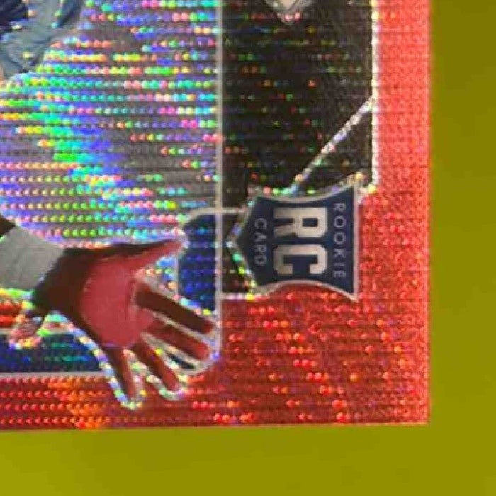 2021 Panini Prizm Greg Rousseau Rookie Auto Red Wave /149 #434 RC Buffalo Bills