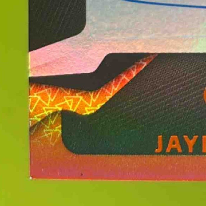 2025 Certified Jayden Higgins Freshman Fabric Mirror Signatures Orange /249 RC