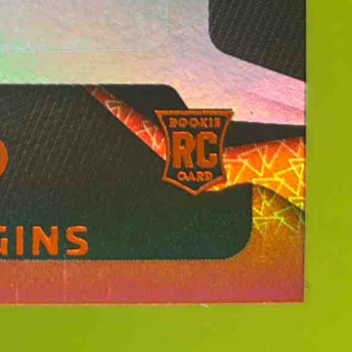 2025 Certified Jayden Higgins Freshman Fabric Mirror Signatures Orange /249 RC