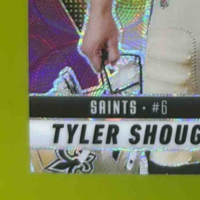 2025 Panini Mosaic Tyler Shough Rookie Variation Purple Scope #273 RC Saints