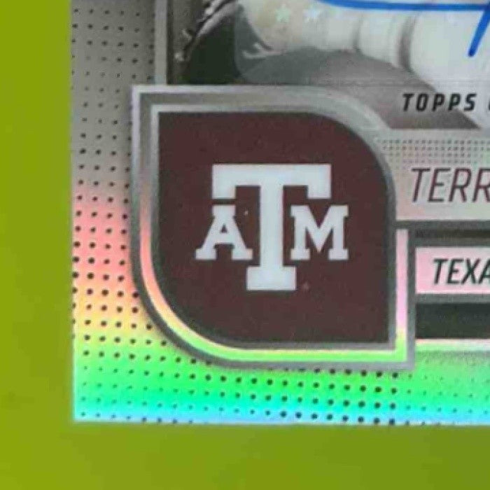 2025 Bowman Chrome University Terry Bussey Prospect Auto Refractor /299 Aggies