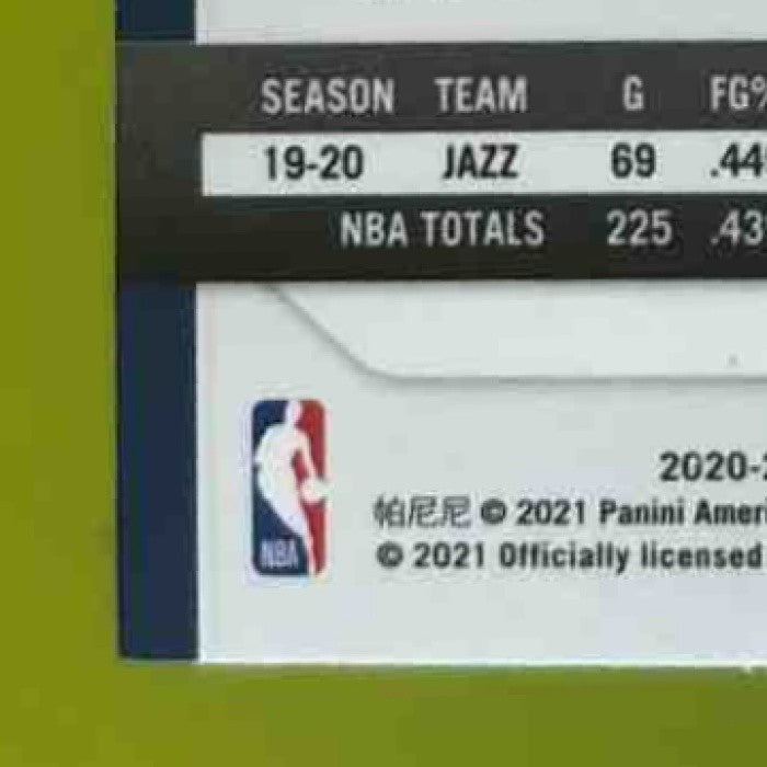 2020-21 Panini Prizm Donovan Mitchell Orange Ice Prizms #67 Utah Jazz
