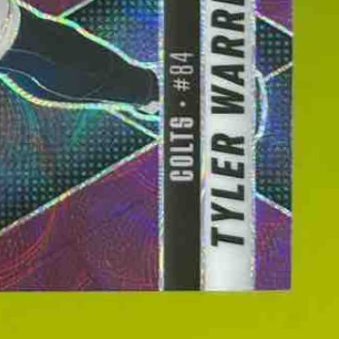 2025 Panini Mosaic Tyler Warren Rookies Purple Scope #354 RC Indianapolis Colts