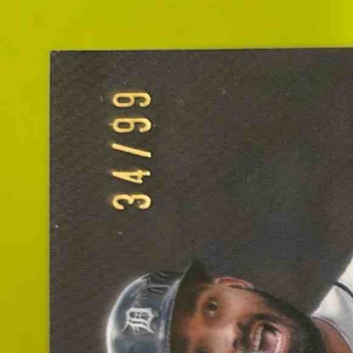 2025 Topps Tribute Riley Greene Stamp of Approval Green /99 Detroit Tigers