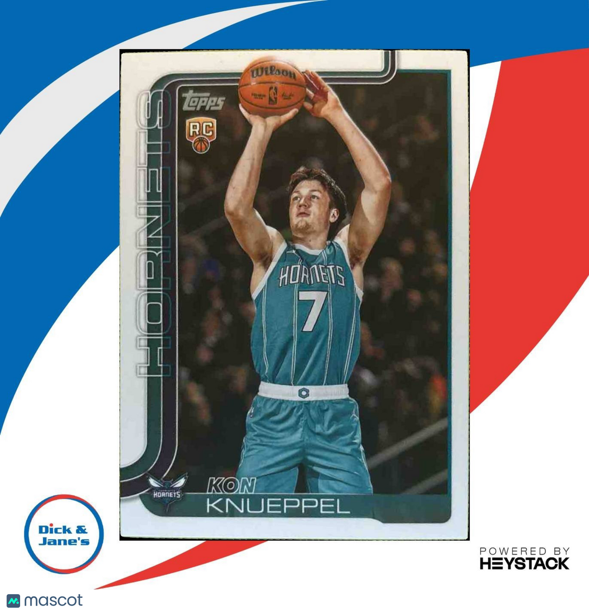 2025-26 Topps Kon Knueppel #204 RC Charlotte Hornets